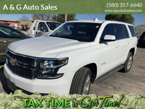 2016 Chevrolet Tahoe for sale at A & G Auto Sales in Lawton OK