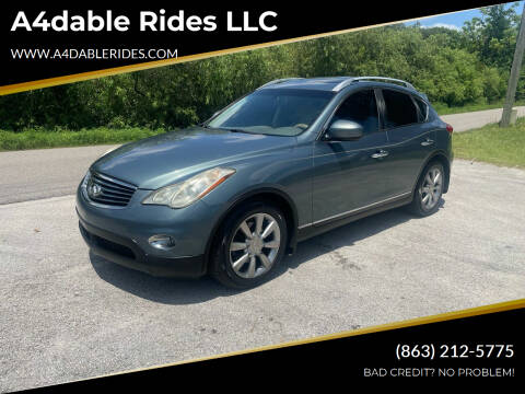 2008 Infiniti EX35 for sale at A4dable Rides LLC in Haines City FL