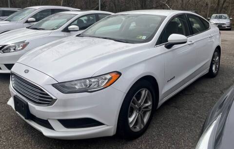 2018 Ford Fusion Hybrid for sale at Matt Jones Preowned Auto in Wheeling WV
