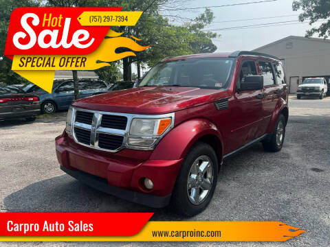 2009 Dodge Nitro for sale at Carpro Auto Sales in Chesapeake VA
