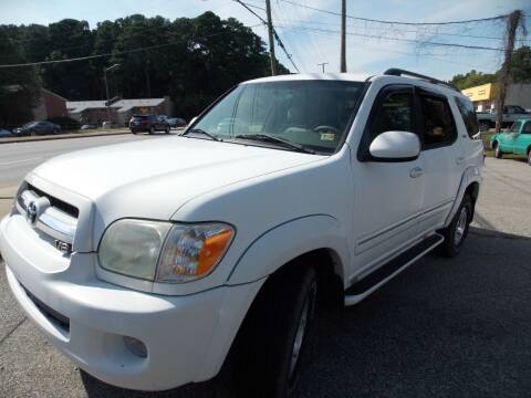 2005 Toyota Sequoia for sale at Deer Park Auto Sales Corp in Newport News VA