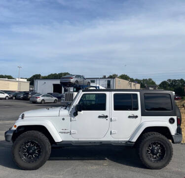 2017 Jeep Wrangler Unlimited for sale at Joye & Company INC, in Augusta GA