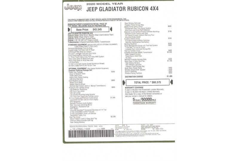 2020 Jeep Gladiator JT