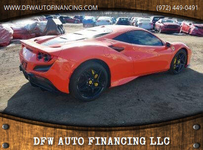 2021 Ferrari F8 Tributo for sale at DFW AUTO FINANCING LLC in Dallas TX