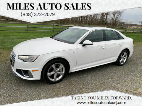 2019 Audi A4 for sale at Miles Auto Sales in Jackson NJ