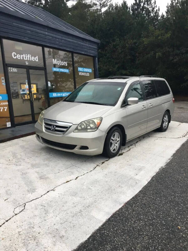 2006 Honda Odyssey for sale at Georgia Certified Motors in Stockbridge GA