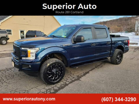 2018 Ford F-150 for sale at Superior Auto in Cortland NY
