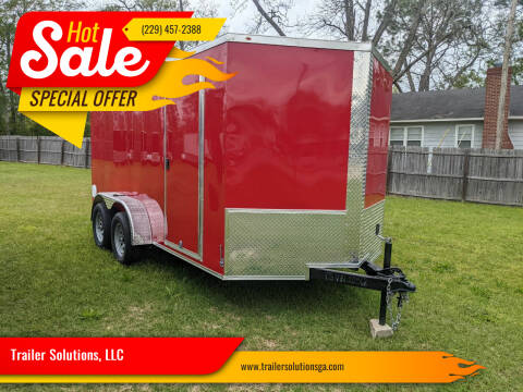2024 T. Solutions 7x14TA Enclosed Cargo Trailer for sale at Trailer Solutions, LLC in Fitzgerald GA