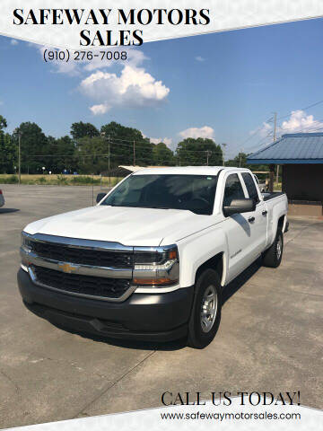 2016 Chevrolet Silverado 1500 for sale at Safeway Motors Sales in Laurinburg NC