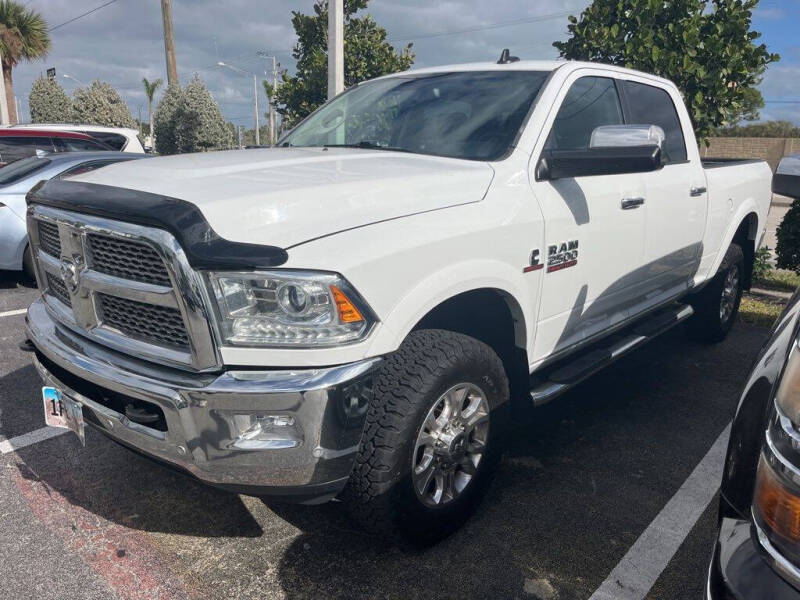 Used 2017 RAM Ram 2500 Pickup Laramie with VIN 3C6UR5FL4HG755303 for sale in Lighthouse Point, FL