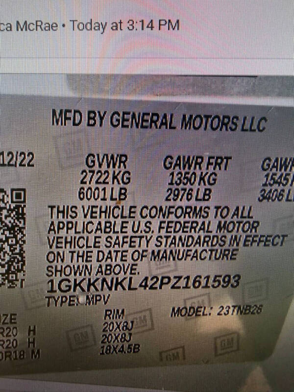 2023 GMC Acadia SLE