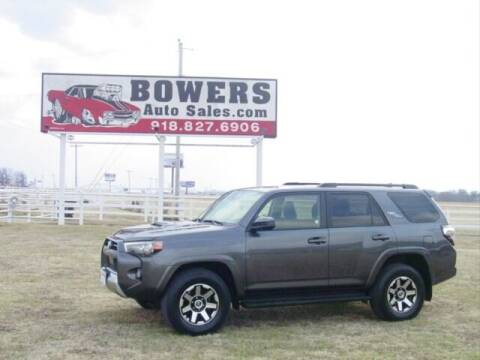 2020 Toyota 4Runner for sale at BOWERS AUTO SALES in Mounds OK