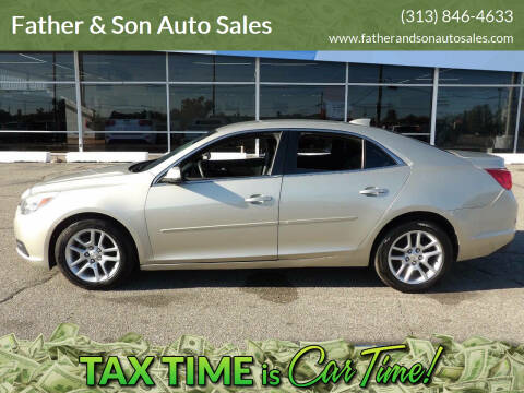 2015 Chevrolet Malibu for sale at Father & Son Auto Sales in Dearborn MI