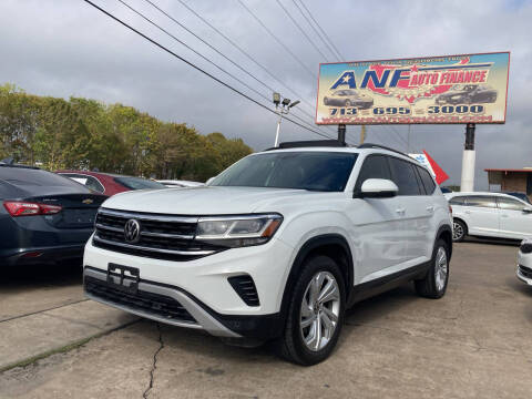 2021 Volkswagen Atlas for sale at ANF AUTO FINANCE in Houston TX