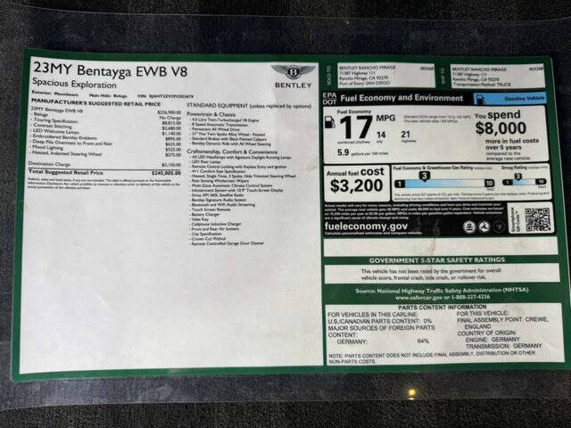 2023 Bentley Bentayga EWB V8