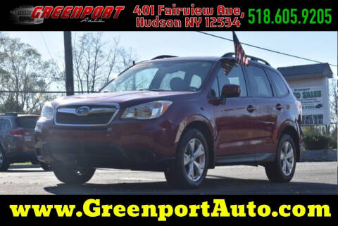 2015 Subaru Forester for sale at GREENPORT AUTO in Hudson NY