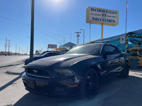 2013 Ford Mustang for sale at Borrego Motors in El Paso TX