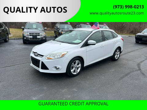 2012 Ford Focus for sale at QUALITY AUTOS in Hamburg NJ