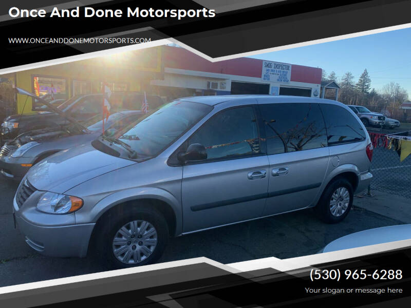 2005 Chrysler Town and Country for sale at Once and Done Motorsports in Chico CA