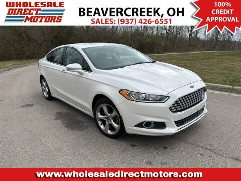 2013 Ford Fusion for sale at WHOLESALE DIRECT MOTORS in Beavercreek OH