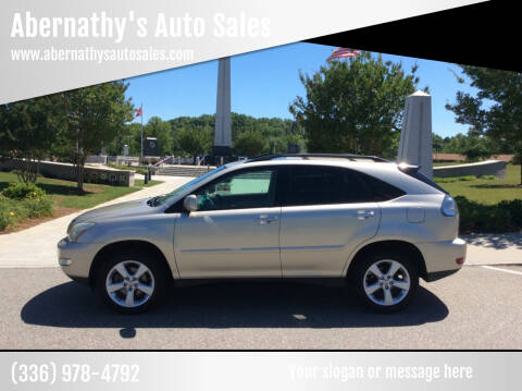 2008 Lexus RX 350 for sale at Abernathy's Auto Sales in Kernersville NC