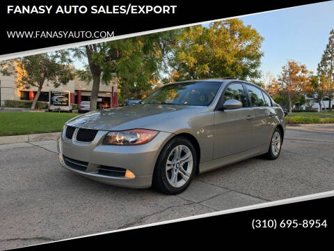 2008 BMW 3 Series for sale at FANASY AUTO SALES/EXPORT in Yorba Linda CA