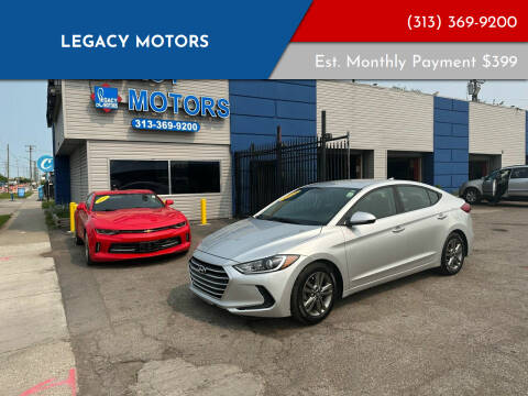 2018 Hyundai Elantra for sale at Legacy Motors in Detroit MI