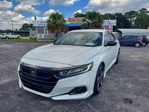 2021 Honda Accord for sale at Sun Coast City Auto Sales in Mobile AL