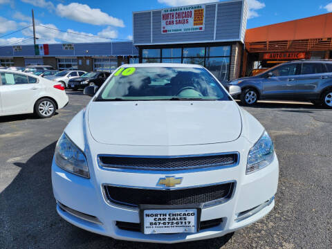 2010 Chevrolet Malibu for sale at North Chicago Car Sales Inc in Waukegan IL