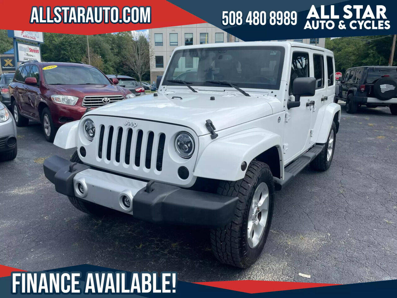 2013 Jeep Wrangler Unlimited for sale at All Star Auto  Cycles in Marlborough, MA