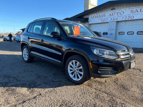 2017 Volkswagen Tiguan for sale at Adams Auto Sales Inc in Mankato MN