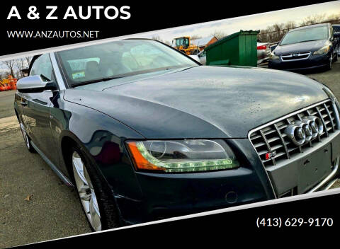 2010 Audi S5 for sale at A & Z AUTOS in Westfield MA