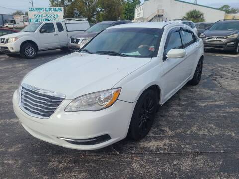 2013 Chrysler 200 for sale at CAR-RIGHT AUTO SALES INC in Naples FL