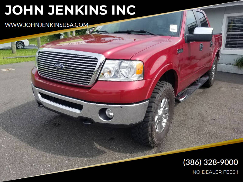 2008 Ford F-150 for sale at JOHN JENKINS INC in Palatka FL
