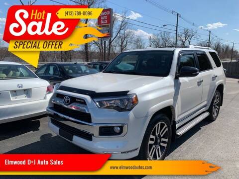2018 Toyota 4Runner for sale at Elmwood D+J Auto Sales in Agawam MA