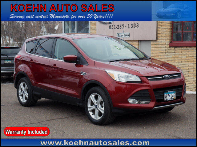 2015 Ford Escape for sale at Koehn Auto Sales in Lindstrom MN