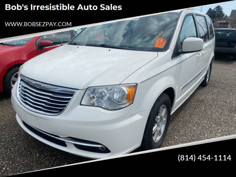 2011 Chrysler Town and Country for sale at Bob's Irresistible Auto Sales in Erie PA