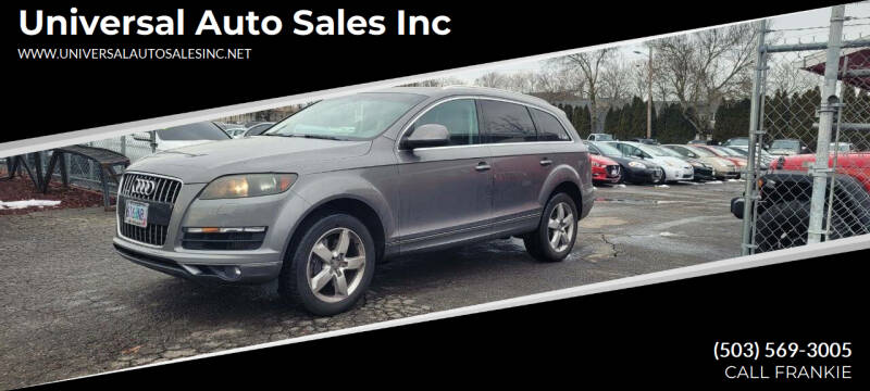 2012 Audi Q7 for sale at Universal Auto Sales Inc in Salem OR