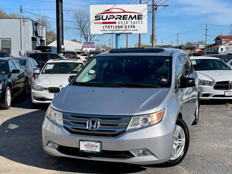2013 Honda Odyssey for sale at Supreme Auto Sales in Chesapeake VA