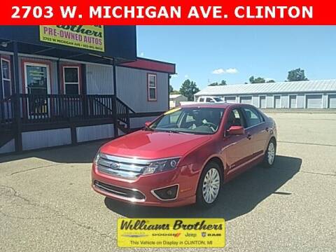 2011 Ford Fusion Hybrid for sale at Williams Brothers Pre-Owned Clinton in Clinton MI