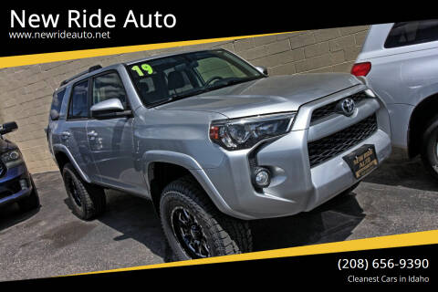 2019 Toyota 4Runner for sale at New Ride Auto in Rexburg ID