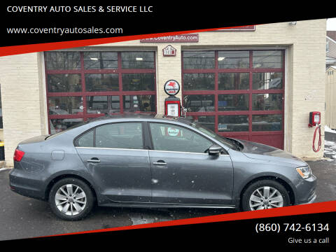 2015 Volkswagen Jetta for sale at COVENTRY AUTO SALES & SERVICE LLC in Coventry CT