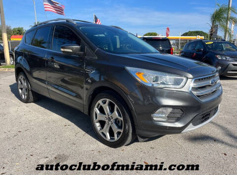2017 Ford Escape for sale at AUTO CLUB OF MIAMI, INC in Miami FL