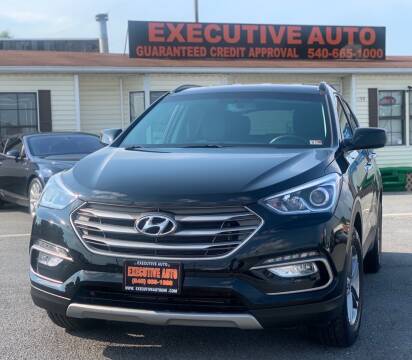2017 Hyundai Santa Fe Sport for sale at Executive Auto in Winchester VA