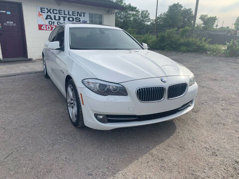 2011 BMW 5 Series for sale at Excellent Autos of Orlando in Orlando FL