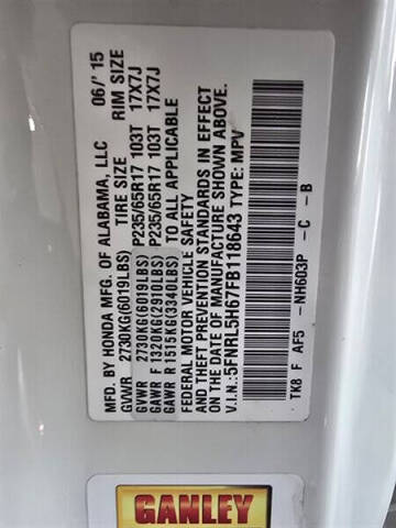 2015 Honda Odyssey EX-L