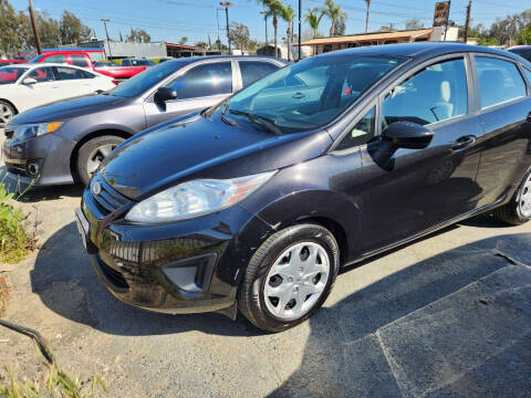 2012 Ford Fiesta for sale at E and M Auto Sales in Bloomington CA