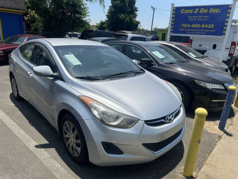 2013 Hyundai Elantra for sale at Cars 2 Go, Inc. in Charlotte NC