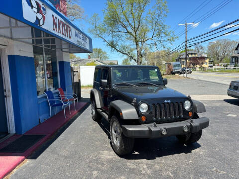 2012 Jeep Wrangler for sale at Native Auto Sales in Mendon MA