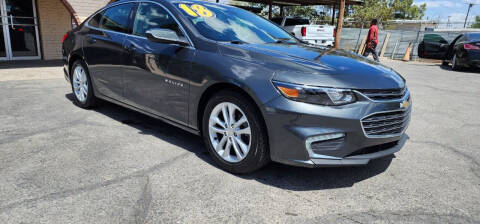 2018 Chevrolet Malibu for sale at FRANCIA MOTORS in El Paso TX
